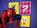 खेल Spiderman Memory Card Match 