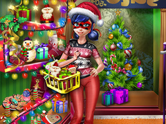 ಗೇಮ್ Dotted Girl Christmas Shopping