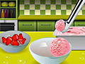 खेल Homemade Strawberry Ice Cream