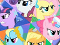 खेल Pony Round Puzzle