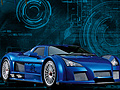 खेल Blue Demon Car