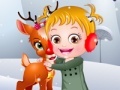 खेल Baby Hazel. Reindeer surprise