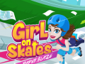 खेल Girl on Skates Paper Blaze