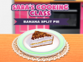 खेल Banana Split Pie: Sara`s Cooking Class