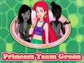 खेल Princess Team Green 