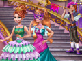 खेल Anna & Ariel Pricess ball Dress up