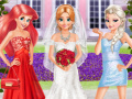 விளையாட்டு Frozen And Ariel Wedding