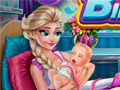 ગેમ Frozen Elsa Birth Caring