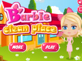 खेल Barbie Clean Place