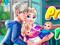खेल Pregnant Elsa Twins Birth