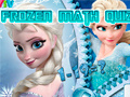 ಗೇಮ್ Frozen Math Quiz