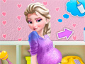 खेल Elsa Baby Birth Caring