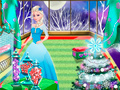खेल Elsa Christmas Room Decoration