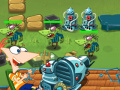 खेल Phineas and Ferb Backyard Defense