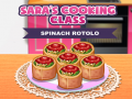 खेल Sara’s Cooking Class Spinach Rotolo