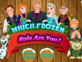 खेल Which Frozen Role Are You