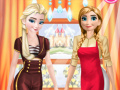 ಗೇಮ್ Elsa And Anna Work Dress Up  