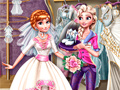 खेल Elsa Preparing Anna's Wedding