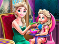 खेल Ice Queen Toddler Feed