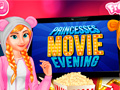 ગેમ Princesses Movie Evening