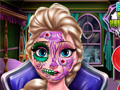खेल Elsa Scary Halloween Makeup
