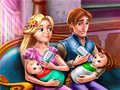 ಗೇಮ್ Rapunzel Twins Family Day