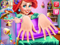 खेल Mermaid Princess Nails Spa
