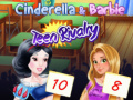 விளையாட்டு Cinderella & Barbie Teen Rivalry