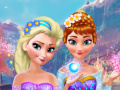 खेल Anna and Elsa Makeover