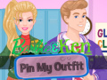 खेल Barbie and Ken Pin My Outfit