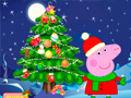 விளையாட்டு Peppa Pig Christmas Tree Deco