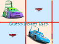 खेल Guess Disney Cars