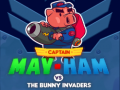 खेल Captain May-Ham vs The Bunny Invaders