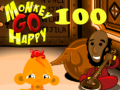 ಗೇಮ್ Monkey Go Happy Stage 100