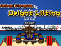 खेल Animal Olympics Weight Lifting