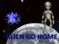 ગેમ Alien go home
