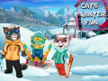 खेल Cats Winter Fun