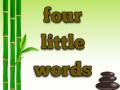 ಗೇಮ್ Four Little Words