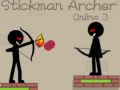 ગેમ Stickman Archer Online 3