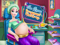 खेल Ice Queen Pregnant Check-Up 