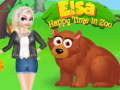खेल Elsa Happy Time In Zoo