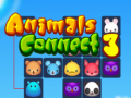 खेल Animals connect 3