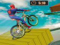 खेल Superhero BMX Space Rider
