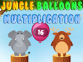 खेल Jungle balloons multiplication