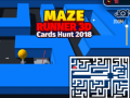 खेल Maze Runner 3d Cards Hunt 2018