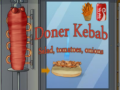 खेल Doner Kebab Salad, Tomatoes, Onions