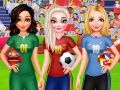 खेल BFF Princess Vote For Football 2018