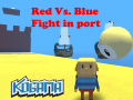 खेल Kogama: Red Vs. Blue Fight in port