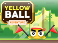 खेल Yellow Ball Adventure