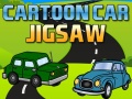 खेल Cartoon Car Jigsaw